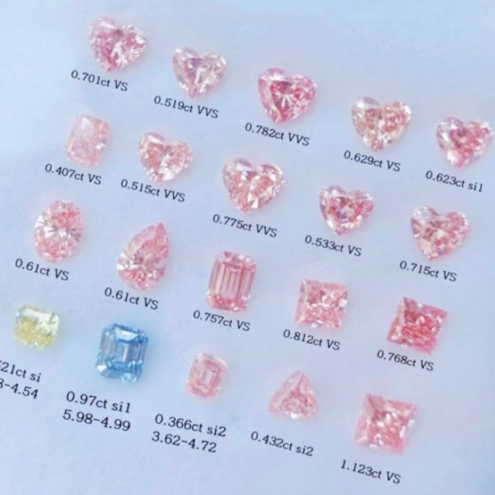 Fancy-Color Loose Diamonds (Classic & Fancy Cuts)